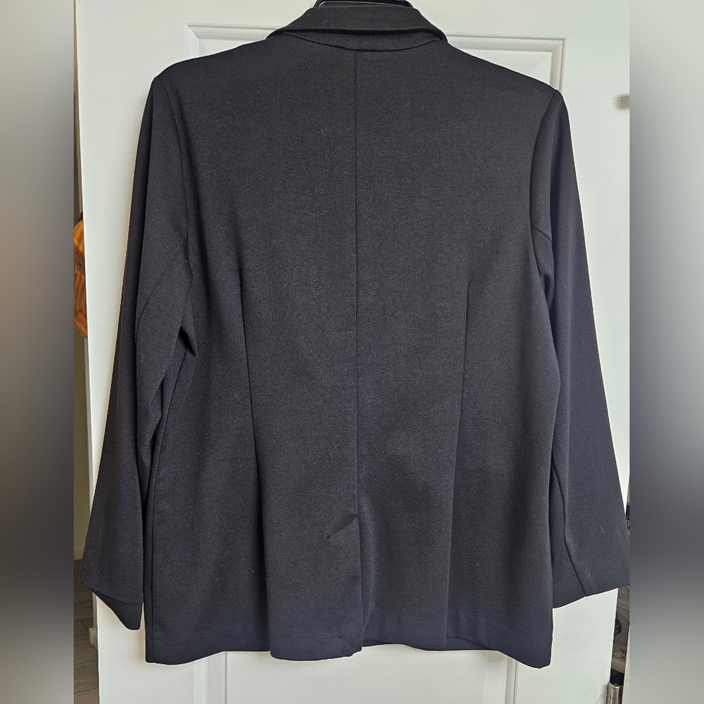 Nine West, black women suit jacket blazer, size XXL - Picture 5 of 8